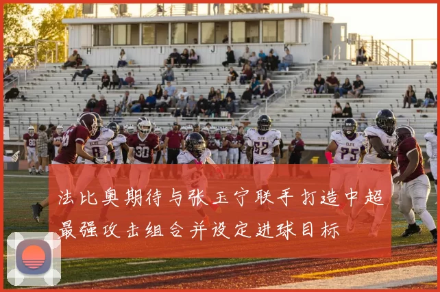 法比奥期待与张玉宁联手打造中超最强攻击组合并设定进球目标